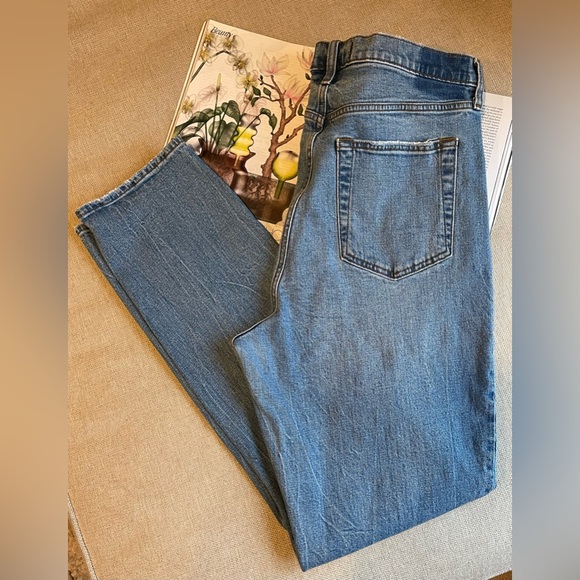 Abercrombie & Fitch 90’s Curve Love Slim Straight Ultra High Rise Size 33/16L - Picture 14 of 14